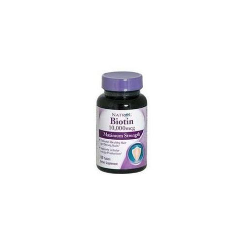Natrol Max Strengt Biotin, 10000mg (100 TAB)