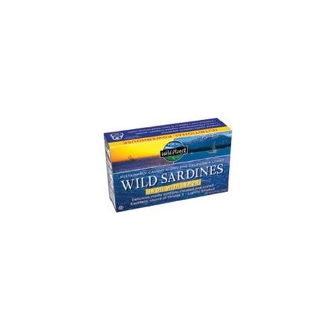 Wild Planet Wild Sardines in Oil & Lemon (12x4.375 Oz)