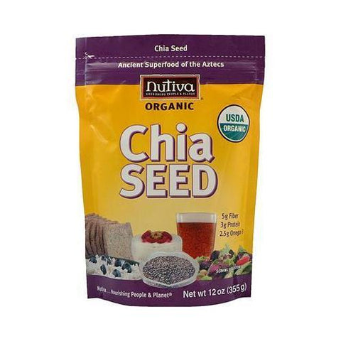Nutiva Organic Chia Seeds (1x12 Oz)