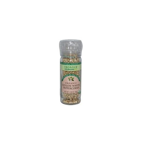 Frontier Organic Ceylon White Peppercorns (6x2.08Oz)