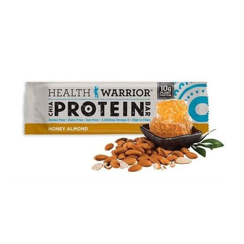 Health Warrior Honey Almond Chia Protein Bar (12x1.76 OZ)