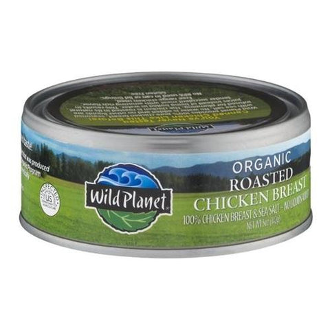Wild Planet Organic Roasted Chicken Breast Salted (12x5 OZ)