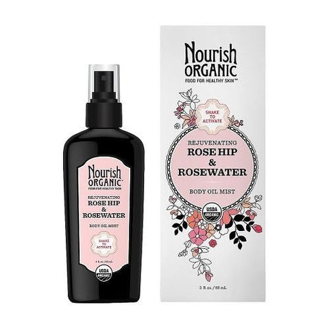 Nourish Body Oil Mist Rejuvenating Rosehip And Rosewater (1x3 OZ)