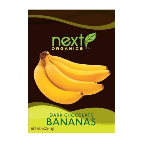 Next Organics Organic Dark Chocolate Bananas (6x4 OZ)