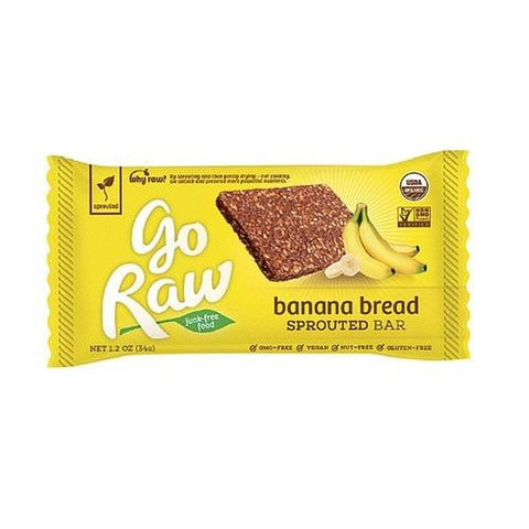 Go Raw Banana Bread Sprouted Bar (30x1.2 OZ)