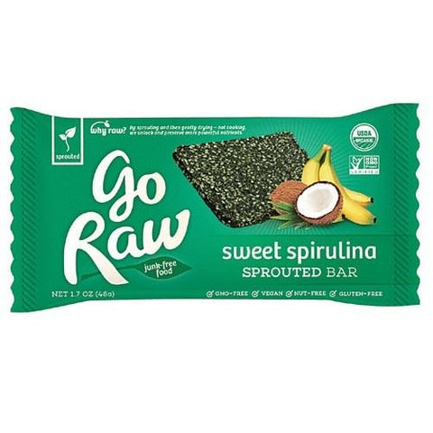 Go Raw Organic Spirulina Bar (25x1.7 OZ)