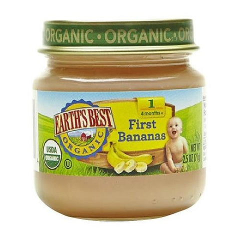Earth's Best Organic First Bananas (12x2.5 OZ)