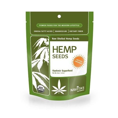 Navitas Naturals Organic Hemp Seeds Shelled (12x8 OZ)