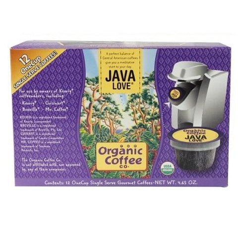 Organic Coffee Co.  Onecup, Java Love (6X4.65 OZ)