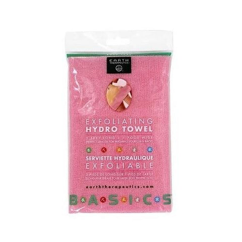 Earth Therapeutics Exfoliating Hydro Towel - Pink (1x1 Ct)