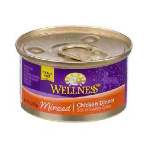 Wellness Cat Cut Minced Chicken (24x3OZ )