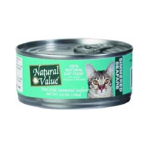 Natural Value Pate Seafare Cat Food (24x5.5OZ )
