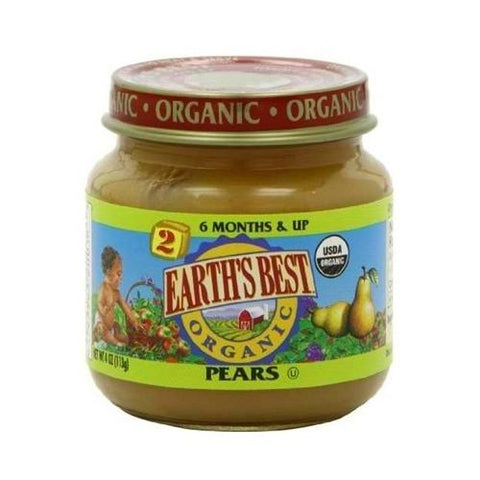 Earth's Best Baby Foods Baby Pear Puree (12x4OZ )