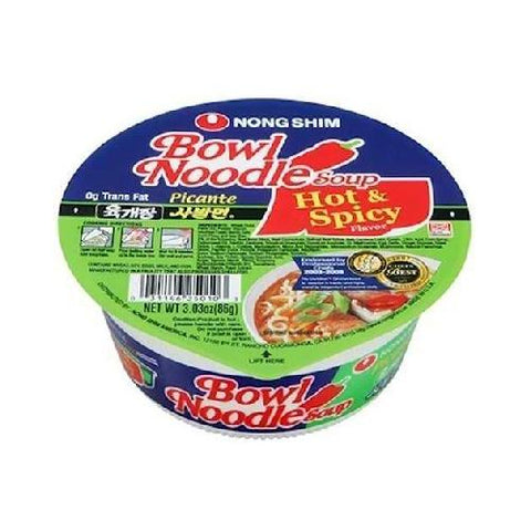 Nong Shim Bowl Noodles Hot (12x3.03OZ )