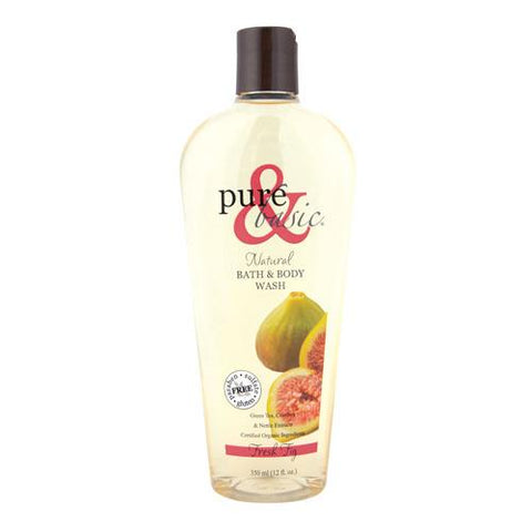 Pure and Basic Natural Bath and Body Wash Fresh Fig (12 fl Oz)