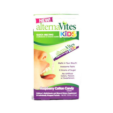 Alternavites Kids Quick-Melting Multivitamins Raspberry Cotton Candy (1x30 Count)