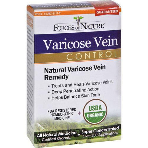 Forces of Nature Organic Varicose Vein Control  33 ml
