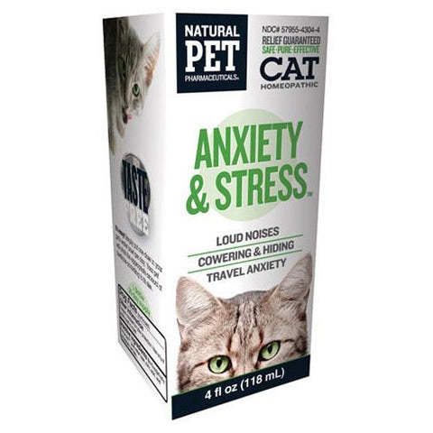 King Bio Homeopathic Natural Pet Cat Anxiety and Stress (1x4 Oz)