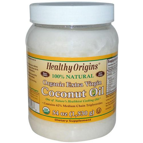 Healthy Origins Coconut Oil Organic Extra Virgin (1x54 Oz)