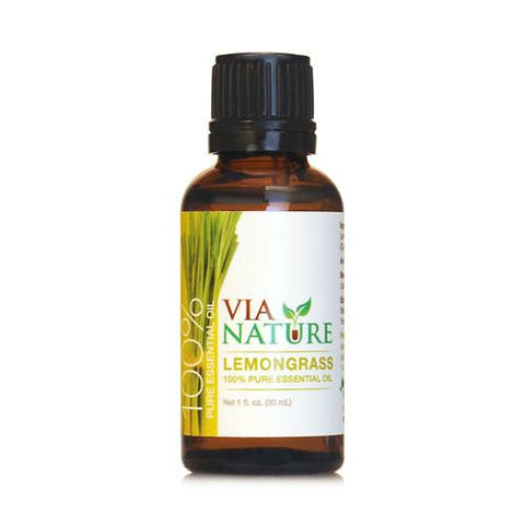 Via Nature Essential Oil 100% Pure Lemongrass (1x1 fl Oz)