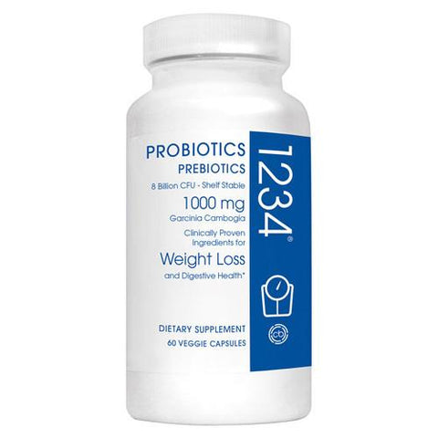 Creative Bioscience Probiotics 1234 Prebiotics (60 Veg Capsules)