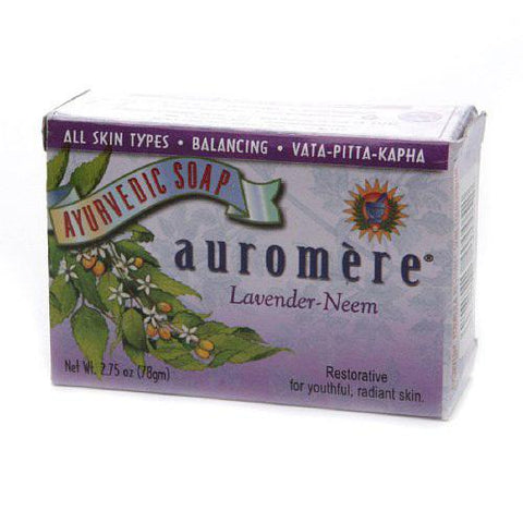 Auromere Bar Soap Ayurvedic Lavender Neem (1x2.75 Oz)