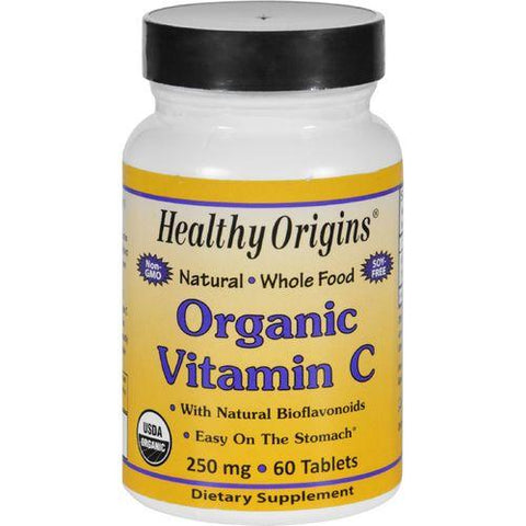Healthy Origins Vitamin C  Organic  250 mg  60 Tablets