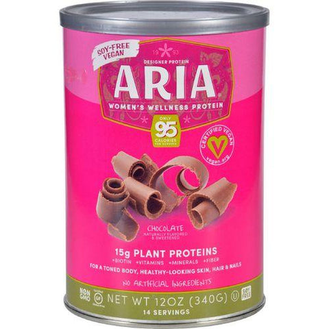 Designer Whey Aria Womens Wellness Protein Powder  Chocolate  12 oz