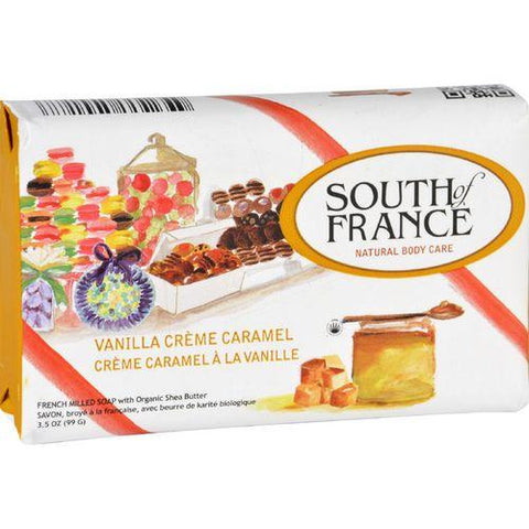 South of France Bar Soap  Vanilla Creme Caramel  Limited Edition Holiday  3.5 oz  Case of 6
