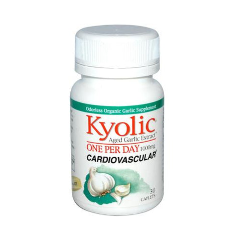 Kyolic Aged Garlic Extract One Per Day Cardiovascular 1000 mg (1x30 Caplets)