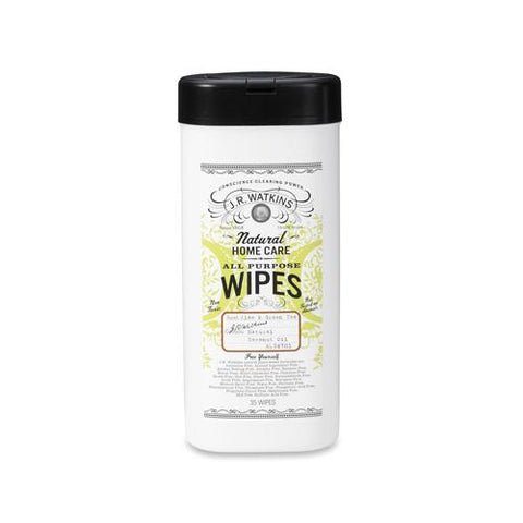 J.R. Watkins All-Purpose Wipes Aloe And Green Tea (1 x35 Wipes)