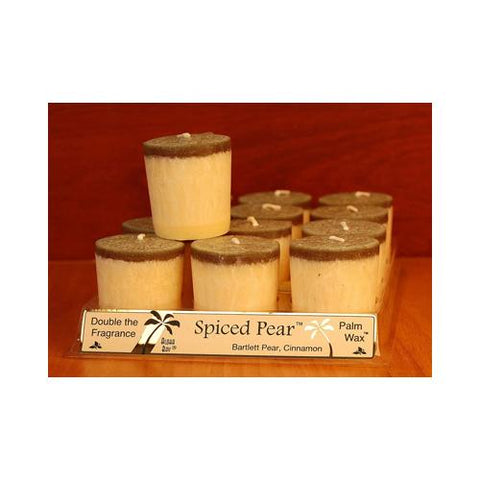 Aloha Bay Votive Candle Spiced Pear (12x2 Oz)