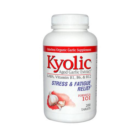 Kyolic Aged Garlic Extract Stress and Fatigue Relief Formula 101 (1x200 Tablets)