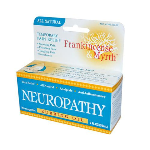 Frankincense and Myrrh Neuropathy Rubbing Oil (1x2 fl Oz)