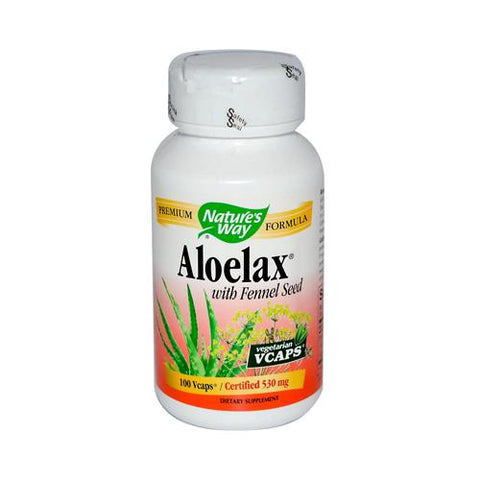 Nature's Way Aloelax with Fennel Seed (100 Veg Capsules)