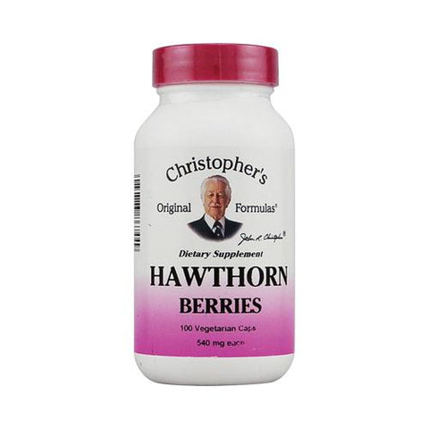 Dr. Christopher's Hawthorn Berries 540 mg (100 Veg Capsules)