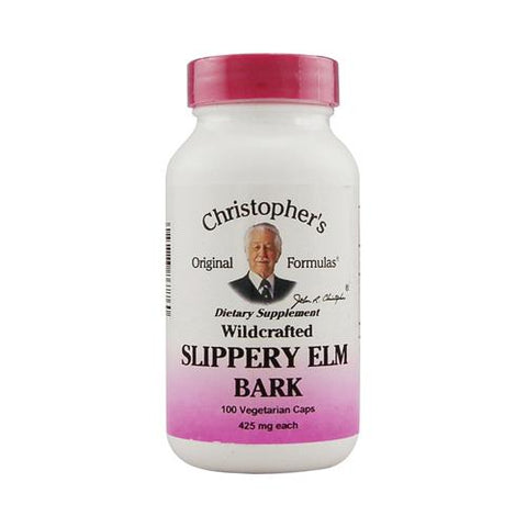 Dr. Christopher's Slippery Elm Bark 425 mg (100 Veg Capsules)