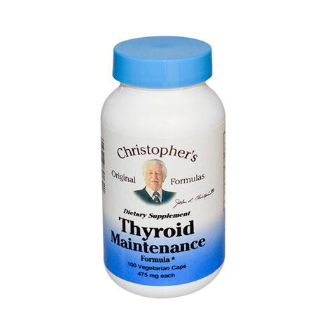 Dr. Christopher's Thyroid Maintenance 485 mg (100 Veg Capsules)