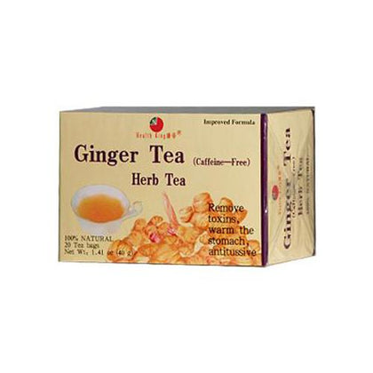 Health King Medicinal Teas Ginger Herb Tea Caffeine Free (1x20 Tea Bags)
