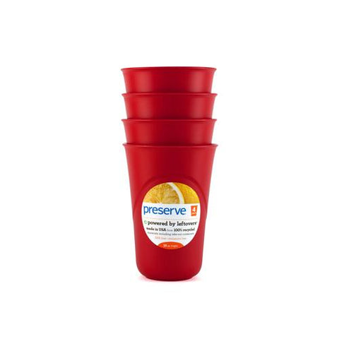 Preserve Everyday Cups Pepper Red (8x4 Pack)