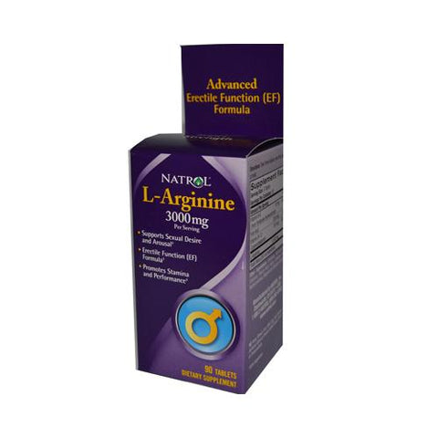 Natrol L-Arginine 3000 mg (1x90 Tablets)