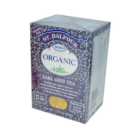 St Dalfour Organic Tea Earl Grey (1x25 Tea Bags)