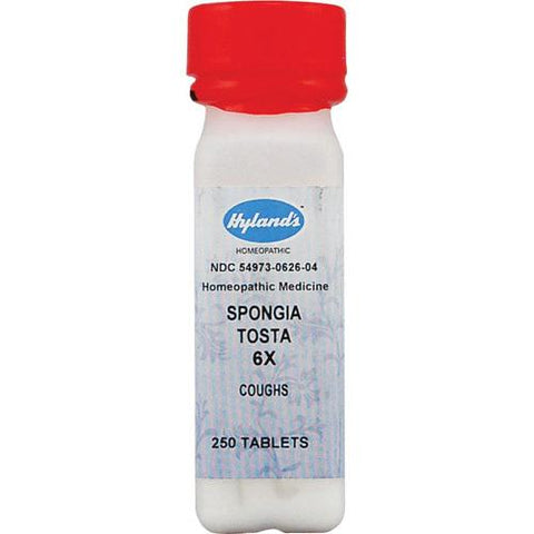 Hylands Homeopathic Spongia Tosta 6x (1x250 Tablets)