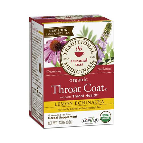 Traditional Medicinals Lemon Echinacea Throat Herb Tea (1x16 Bag)