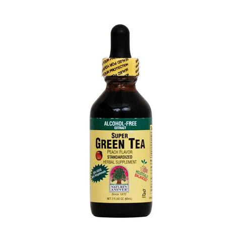 Nature's Answer Super Green Tea Alcohol Free Peach (1x2 fl Oz)