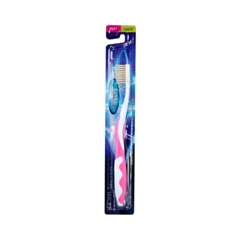 Mouth Watchers Antibacterial Youth Toothbrush Display Case Pink (20 Pack)