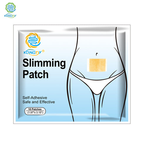 KONGDY 10 pieces/Bag Hot Sale Weight Lose Paste Navel Slim Patch Health Slimming Patch Slimming Diet Products Detox Adhesive